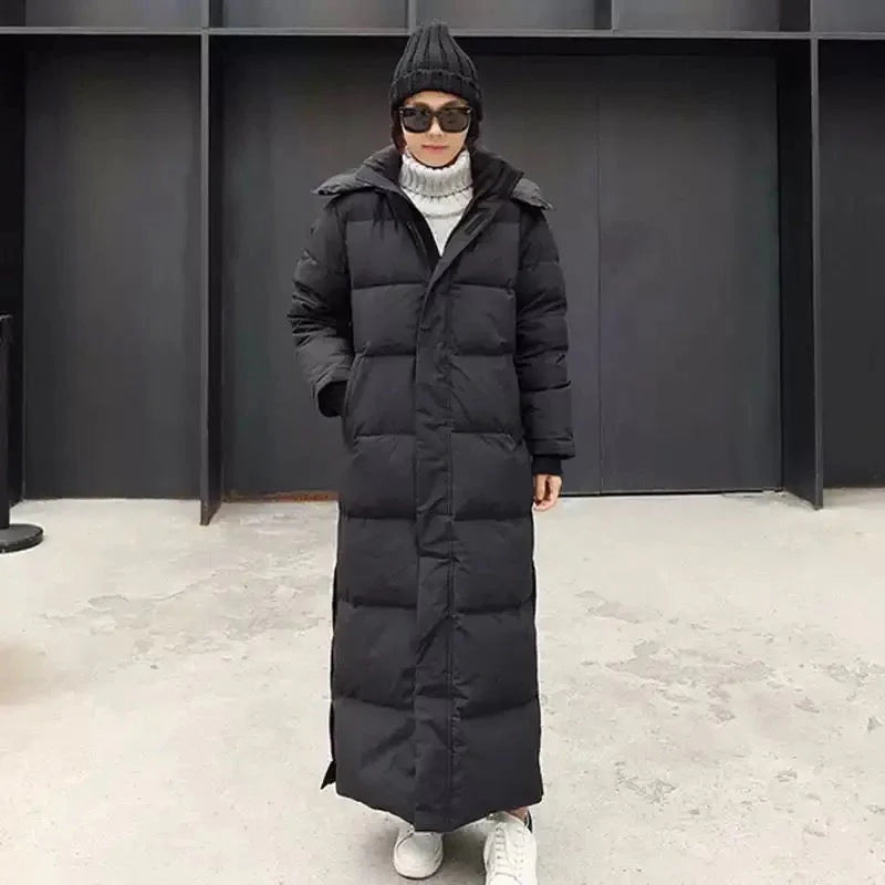 Harlow – Women's Black Longline Puffer Jacket