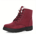 Vera | Women's Lace Up Ankle Boots – Cosy Plush Lined Boots