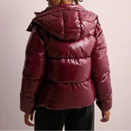 Perpetua – Women's Hooded Glossy Puffer Jacket