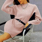 Wren | Relaxed Knit Dress with Dropped Shoulders