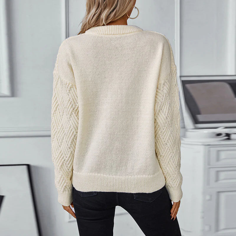 Nora | Structured Knit Sweater with Comfortable Fit
