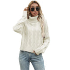 Rosalind – Women's Burgundy Cable Knit Jumper