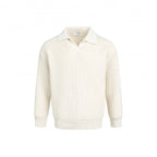 Wren | Elegant Ribbed Knit Sweater with Modern Collar