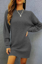 Wren | Relaxed Knit Dress with Dropped Shoulders