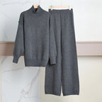 Frida | Cozy Knit Set with High Collar & Relaxed Fit