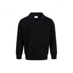 Wren | Elegant Ribbed Knit Sweater with Modern Collar
