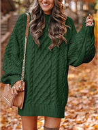 Josephine – Women's Caramel Chunky Cable Knit Jumper