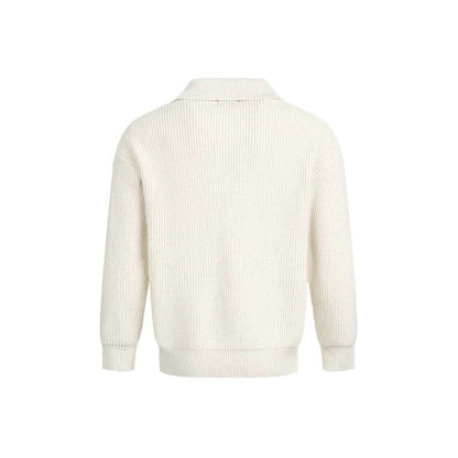 Wren | Elegant Ribbed Knit Sweater with Modern Collar