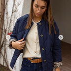 Genevieve – Women's Navy Quilted Puffer Jacket