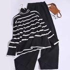 Ruby | Fine Striped Knit Set with Relaxed Fit