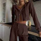 Sadie | Relaxed Knit Set with Adjustable Drawstring