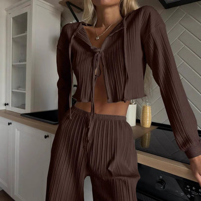 Sadie | Relaxed Knit Set with Adjustable Drawstring