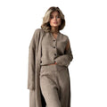 Freya | Elegant Cardigan Set with Wide Leg Pants