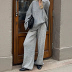 Juniper | Ribbed Knit Set with Relaxed Silhouette