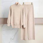 Frida | Cozy Knit Set with High Collar & Relaxed Fit