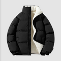 Amelie | Women's Fleece-Lined Hooded Puffer Jacket – Quilted Zip-Up Winter Coat with Fitted Silhouette