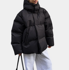 Elodie | Women's Lightweight Quilted Hooded Puffer Jacket – Insulated Zip-Up Winter Coat with Pockets