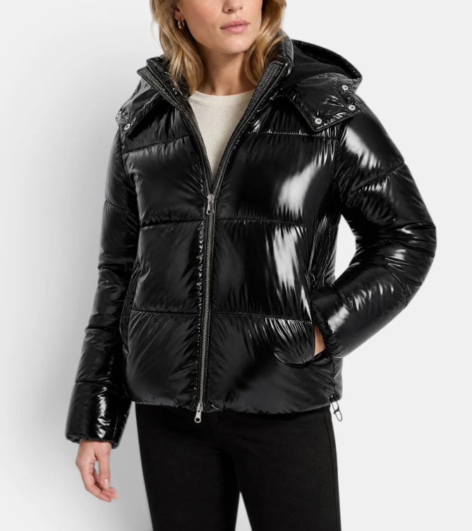 Celeste | Women's Hooded Quilted Puffer Jacket – Lightweight Zip-Up Winter Coat with Side Pockets