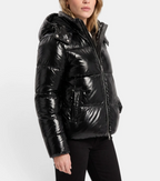 Celeste | Women's Hooded Quilted Puffer Jacket – Lightweight Zip-Up Winter Coat with Side Pockets