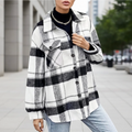 Wren | Red Plaid Flannel Shacket for Women