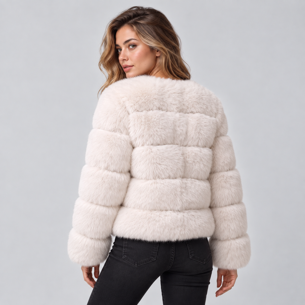 Calista | Elegant Faux Fur Jacket for Women with Plush Fluffy Texture