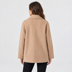 Lisandra | Effortless Wool Blend Coat for Women with Oversized Longline Fit