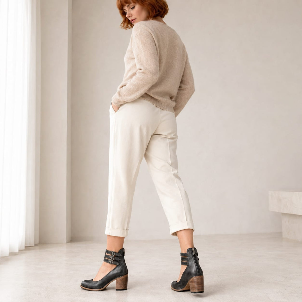 Odetta | Heeled Ankle Boots with Block Heel