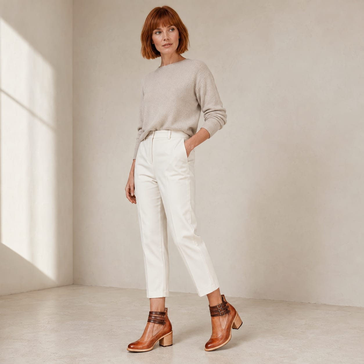 Odetta | Heeled Ankle Boots with Block Heel