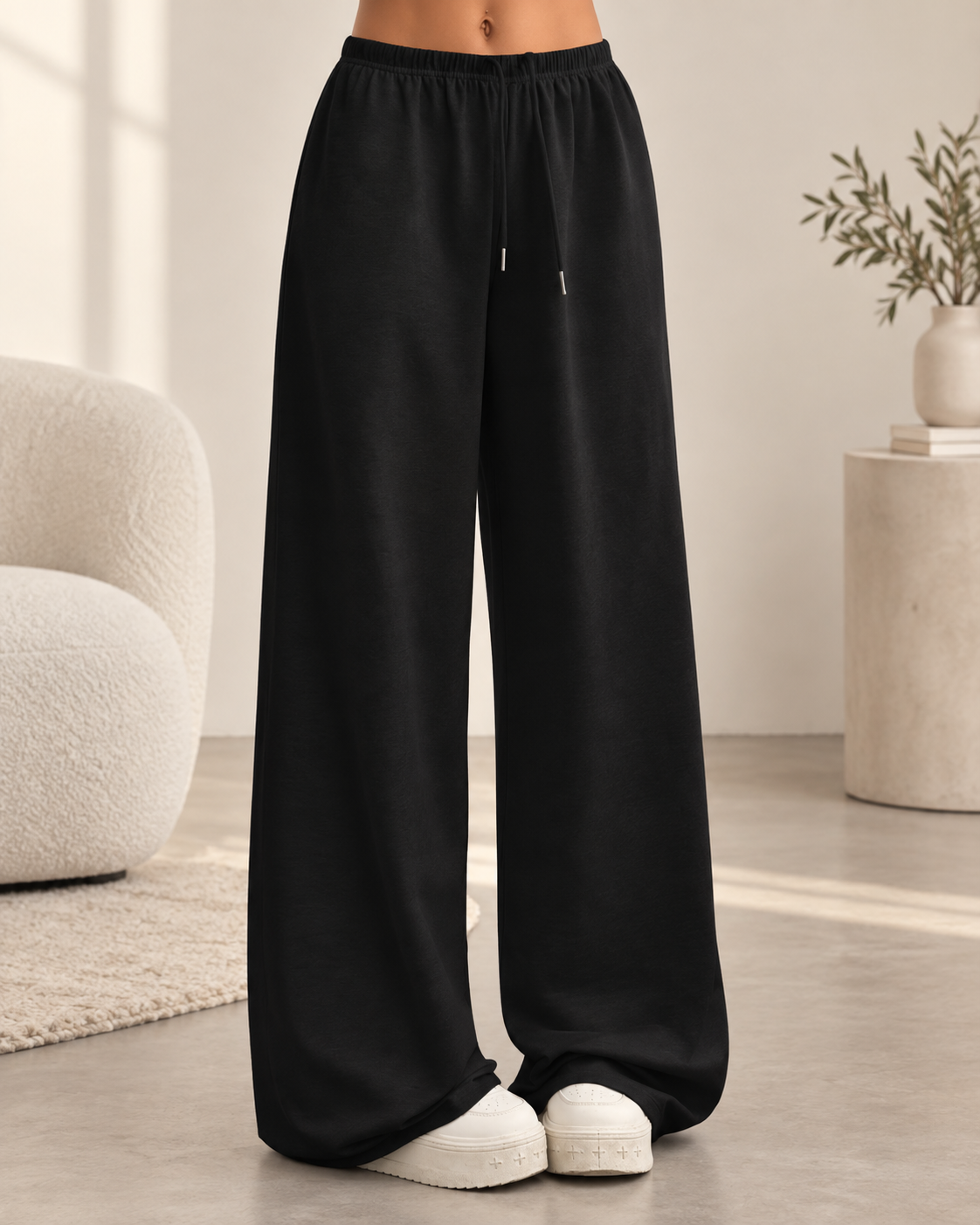 Freya | Relaxed Wide Leg Joggers