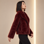Lucienne | Chic Fur Coat for Women with Plush Statement Texture