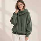 Floralie | Cosy Turtleneck Jumper for Women with Relaxed Hooded Shape