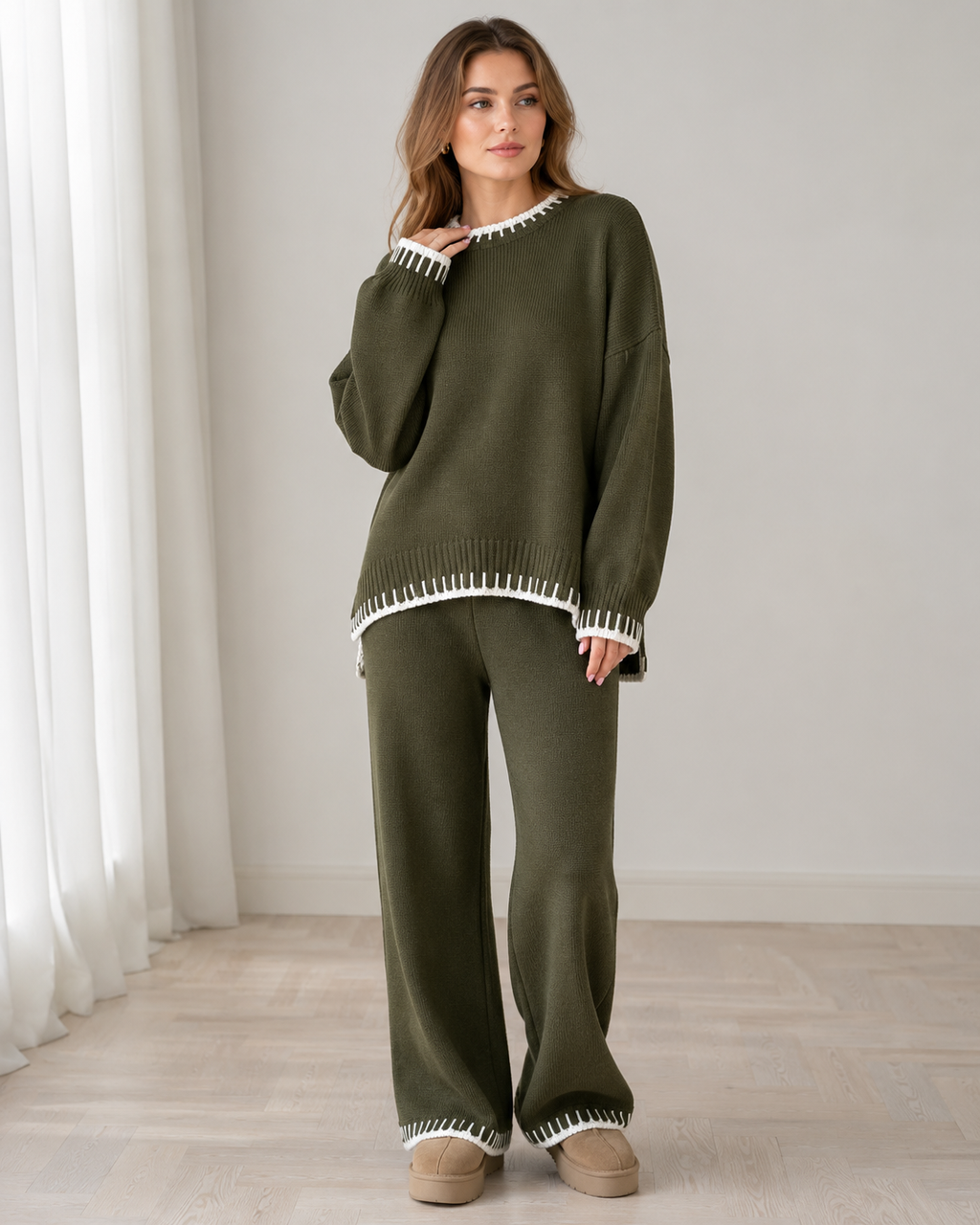 Rosalind | Long Sleeve Loungewear Set with Relaxed Fit