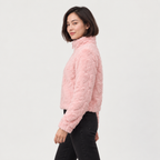Alouette | Cosy Teddy Coat for Women with Textured Zip-Front Finish