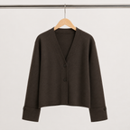 Séraphine | Casual V-Neck Cardigan with Buttons for Women