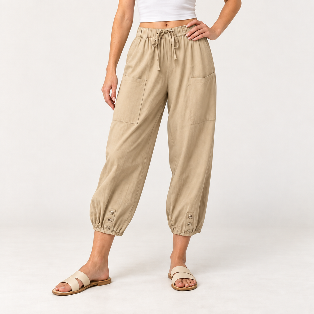 Soleline | Elegant Wide Leg Trousers for Women with Refined Flowing Silhouette