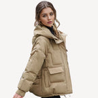 Elspeth – Women's Brown Oversized Puffer Jacket