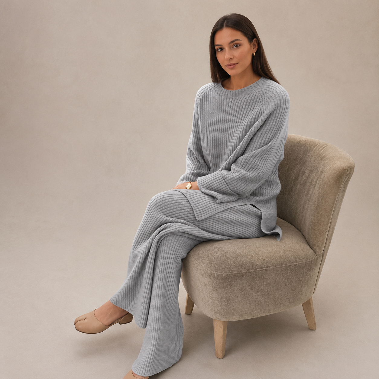 Della | Casual Knit Set with Relaxed Fit