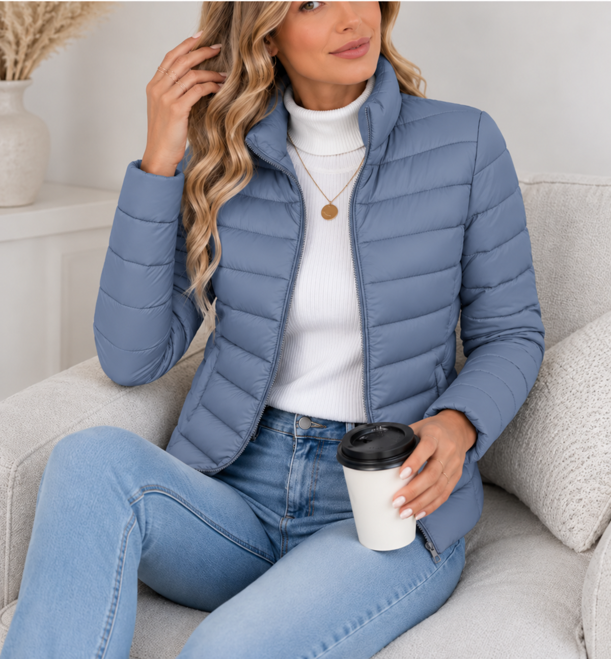 Isadora – Women's Green Lightweight Quilted Jacket
