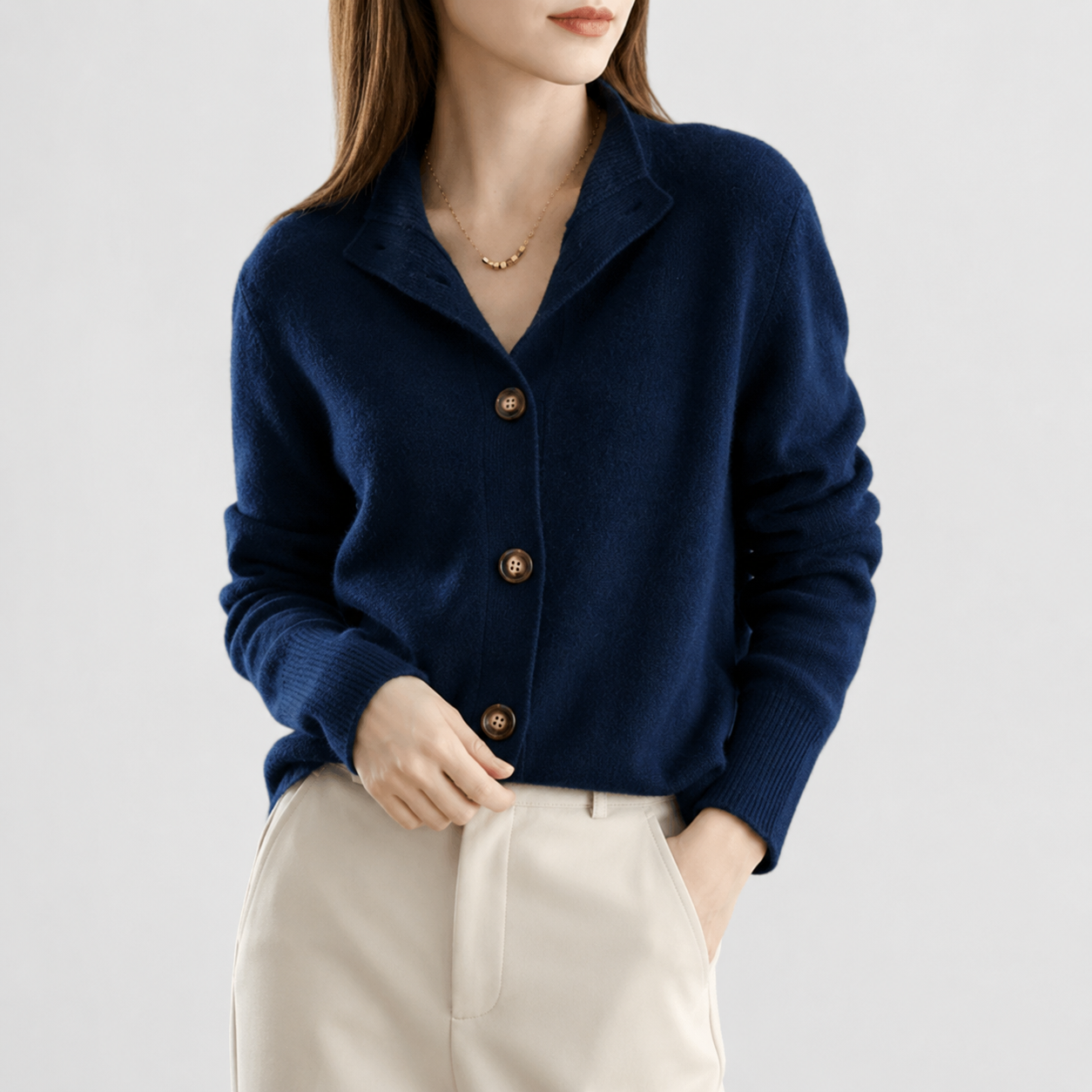 Constance | Refined Button-Front Cardigan for Women