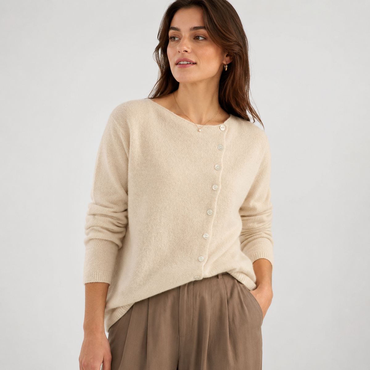 Millicent | Refined Button-Front Cardigan for Women