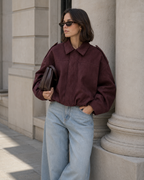 Solange – Women's Oversized Bomber Jacket