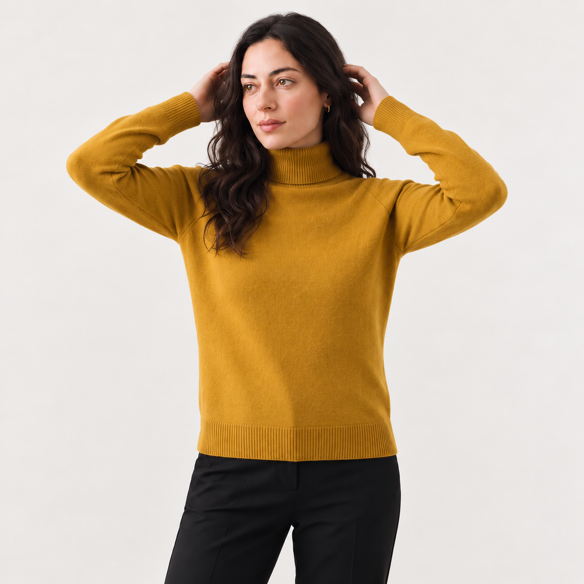 Dianara | Sophisticated Women’s Fine Knit Turtleneck Jumper