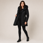 Anneliese | Warm Waterproof Jacket for Women with Hood & Longline Winter Fit