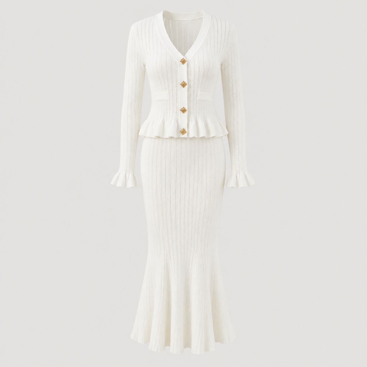 Solenne | Sophisticated Cardigan Set for Women