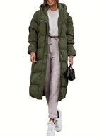 Seraphina – Women's White Hooded Puffer Coat