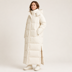 Harlow – Women's Black Longline Puffer Jacket