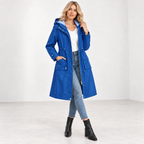Dulce | Sophisticated Women’s Waterproof Hooded Long Trench Coat