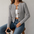 Maren | Tailored Cable-Knit Cardigan for Women