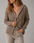 Rosalind | Hooded Textured Cardigan for Women