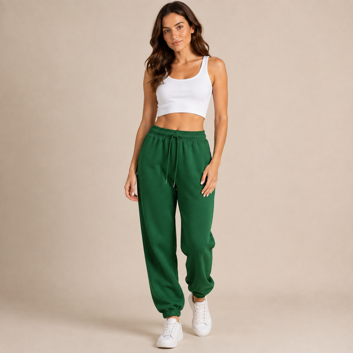 Ottilie – High-Waisted Baggy Joggers for Effortless Movement